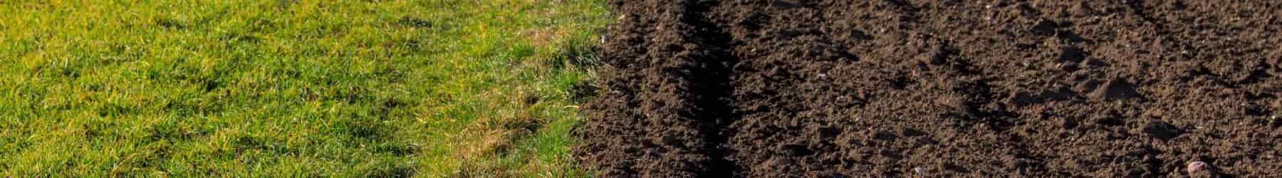 połowicznie zaorane pole